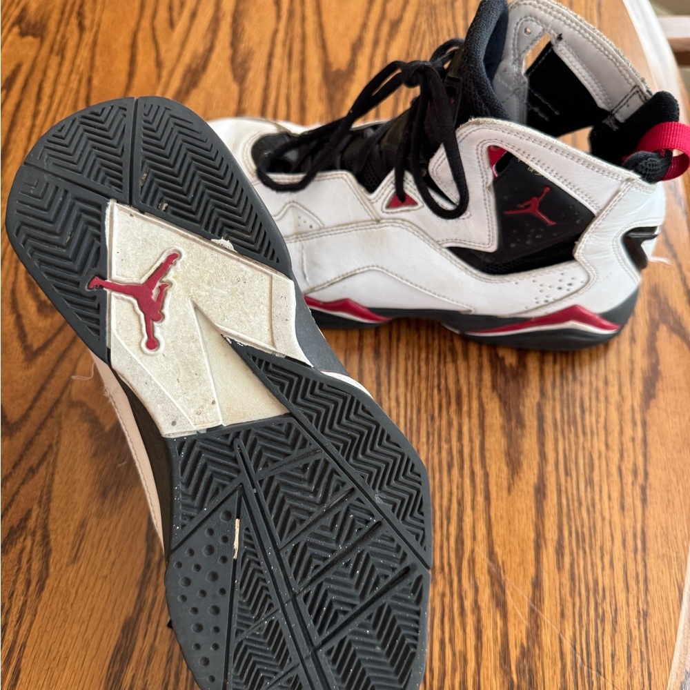 Jordan Sneakers in Black, White, and Red